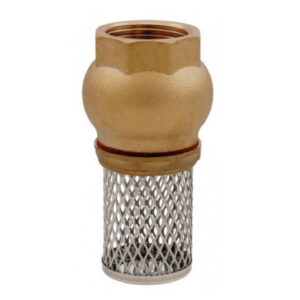 Brass Foot Valve & Strainer