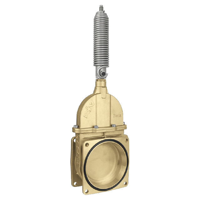 Brass Vacuum Tanker Gate Valve with Hydraulic Spring Jack