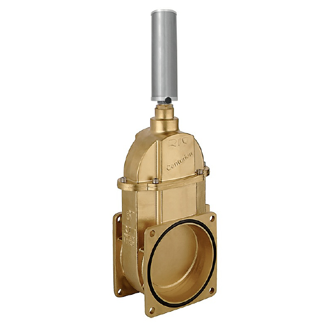 Brass Vacuum Tanker Gate Valve with Pneumatic Jack