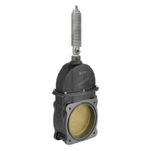 Cast Iron Vacuum Tanker Gate Valve - Heavy Pattern - Hydraulic Ram Spring Jack